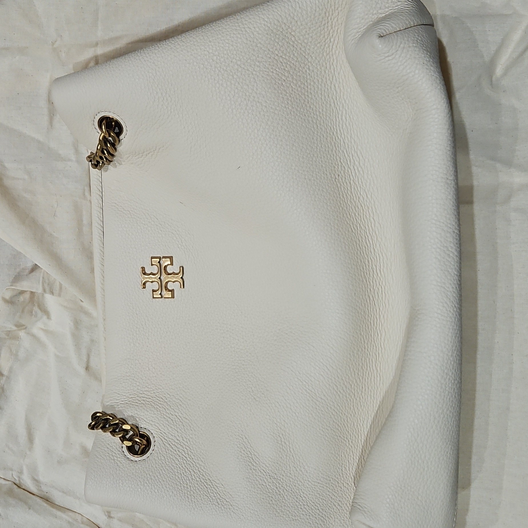 Tory Burch Kira Tote Bag Cream New With Tag + Dust Bag